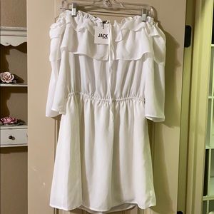 White off the shoulder dress BB Dokota